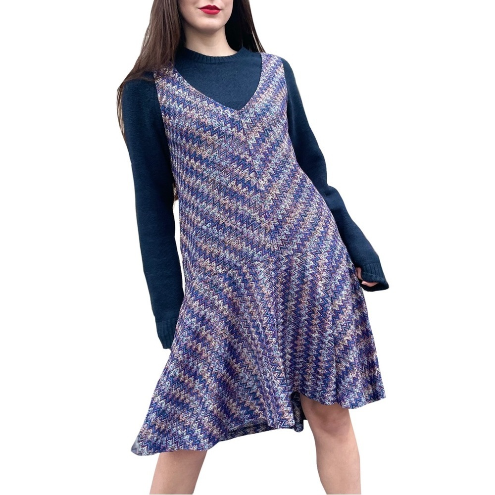 Maeve by Anthropologie Crochet Knit Bohemian Grandmacore Relaxed Fit Dress M